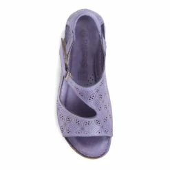 Pavers Purple Leather Flat Sandals -Pavers Sales Store unnamed file 2231
