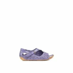 Pavers Purple Leather Flat Sandals -Pavers Sales Store unnamed file 2233