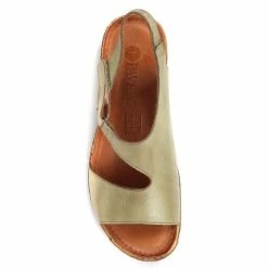 Pavers Green Casual Leather Slingback Sandals -Pavers Sales Store unnamed file 2243