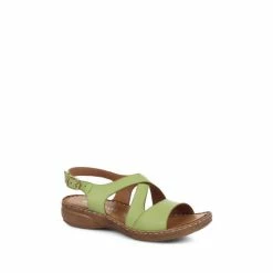 Pavers Green Casual Leather Slingback Sandals 2 Pavers Green Casual Leather Slingback Sandals -Pavers Sales Store unnamed file 2260