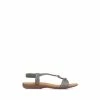 Pavers Natural Flat Strappy Sandals
