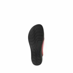 Pavers Red Wide Fit Leather Slingback Sandals -Pavers Sales Store unnamed file 2292