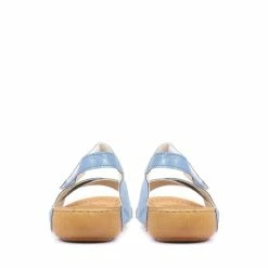 Pavers Blue Denim Ladies Touch-Fasten Sandals -Pavers Sales Store unnamed file 2326