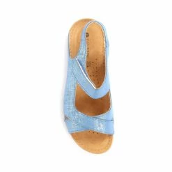 Pavers Blue Denim Ladies Touch-Fasten Sandals -Pavers Sales Store unnamed file 2327