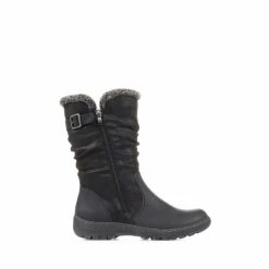 Pavers Lightweight Black Calf Boots