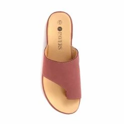 Pavers Pink Leather Toe Post Sandals -Pavers Sales Store unnamed file 2345