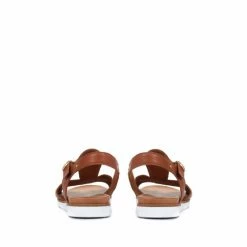 Pavers Ladies Brown Wide Fit Leather T-Bar Sandals 2 Pavers Ladies Brown Wide Fit Leather T-Bar Sandals -Pavers Sales Store unnamed file 2350