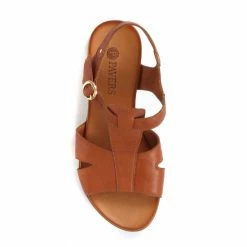 Pavers Ladies Brown Wide Fit Leather T-Bar Sandals 3 Pavers Ladies Brown Wide Fit Leather T-Bar Sandals -Pavers Sales Store unnamed file 2351