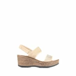 Pavers Natural Lightweight Wedge Sandals