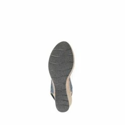 Pavers Blue Lightweight Wedge Sandals -Pavers Sales Store unnamed file 2401