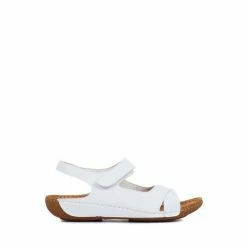 Pavers Ladies Touch Fasten Sandals White -Pavers Sales Store unnamed file 2412