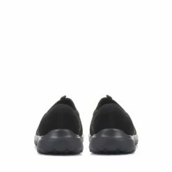 Pavers Ladies Black Lightweight Slip-On Trainers 2 Pavers Ladies Black Lightweight Slip-On Trainers -Pavers Sales Store unnamed file 2421