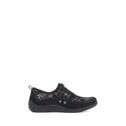 Pavers Wide Fit Trainers Navy Floral -Pavers Sales Store unnamed file 2460