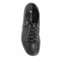 Pavers Ladies Casual Lace-Up Trainers Black -Pavers Sales Store unnamed file 2474