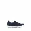 Pavers Womens Navy Blue Extra Wide Fit Trainers