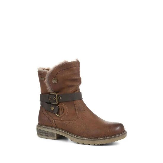 Relife By Pavers Brown Casual Calf Boots 2 Relife By Pavers Brown Casual Calf Boots - Image 2
