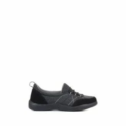 Pavers Wide Fit Bungee Trainer Pumps Grey -Pavers Sales Store unnamed file 2643