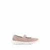 Pavers Pink Ladies Wide Fit Stretch Mary Jane Trainers
