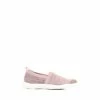 Pavers Pink Lightweight Slip-On Trainers
