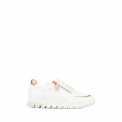 Pavers White Lightweight Wedge Trainers