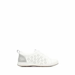 Pavers White Lightweight Lace-Up Trainers