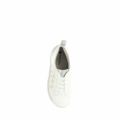 Pavers White Lightweight Lace-Up Trainers 3 Pavers White Lightweight Lace-Up Trainers -Pavers Sales Store unnamed file 2732