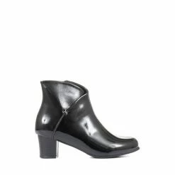 Pavers Black Wider Fit Block Heel Ankle Boots -Pavers Sales Store unnamed file 275