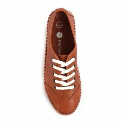 Pavers Ladies Leather Lace-Up Natural Trainers 3 Pavers Ladies Leather Lace-Up Natural Trainers -Pavers Sales Store unnamed file 2751