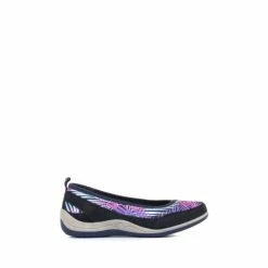 Pavers Ladies Blue Slip-On Trainer Pumps