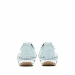 Pavers Baby Blue Wide Fit Leather Lace-Up Trainers -Pavers Sales Store unnamed file 2863