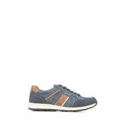 Pavers Blue Casual Lace-Up Trainers