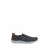 Pavers Mens Wide Fit Slip-On Trainers Brown