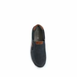 Pavers Mens Wide Fit Slip-On Trainers Brown -Pavers Sales Store unnamed file 2906
