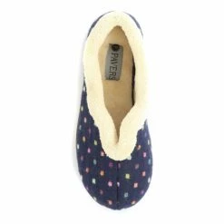 Pavers Ladies Wide Fit Polka Dot Slippers -Pavers Sales Store unnamed file 2955