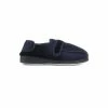Pavers Blue Ladies Touch Fastening Full Slippers