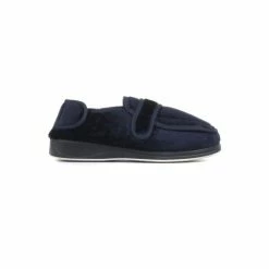 Pavers Blue Ladies Touch Fastening Full Slippers