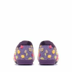 Pavers Purple Multi Ladies Full Woolly Slippers -Pavers Sales Store unnamed file 3087