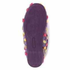 Pavers Purple Multi Ladies Full Woolly Slippers -Pavers Sales Store unnamed file 3089