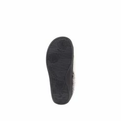 Pavers Grey Faux Fur Wide Fit Slippers 4 Pavers Grey Faux Fur Wide Fit Slippers -Pavers Sales Store unnamed file 3101