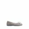 Pavers Grey Ballerina Slippers