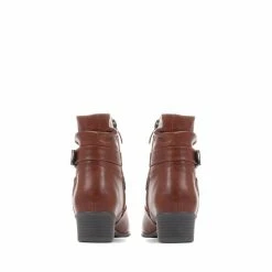 Pavers Brown Block Heeled Ankle Boots -Pavers Sales Store unnamed file 317