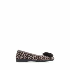 Pavers Grey Ballerina Slippers