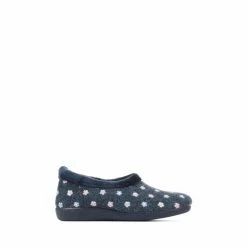 Pavers Blue Cosy Full Slippers