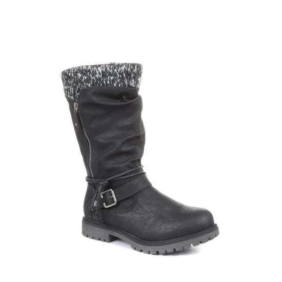 Pavers Womens Wide Fit Casual Mid Calf Boots Brown 3 Pavers Womens Wide Fit Casual Mid Calf Boots Brown - Image 3