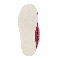 Pavers Red Wide Fit Full Fluffy Slippers -Pavers Sales Store unnamed file 3295
