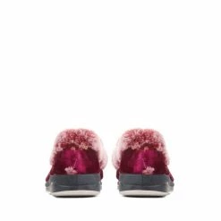Pavers Red Wide Fit Full Fluffy Slippers -Pavers Sales Store unnamed file 3296