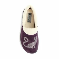 Pavers Purple Wide Fit Cat Slippers 2 Pavers Purple Wide Fit Cat Slippers -Pavers Sales Store unnamed file 3306