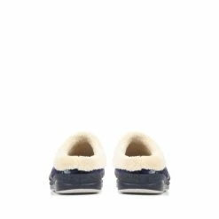 Pavers Blue Wide Fit Cosy Mule Slippers -Pavers Sales Store unnamed file 3311