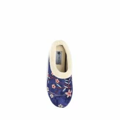 Pavers Blue Wide Fit Cosy Mule Slippers -Pavers Sales Store unnamed file 3312