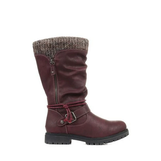 Pavers Womens Wide Fit Casual Mid Calf Boots Brown 8 Pavers Womens Wide Fit Casual Mid Calf Boots Brown - Image 8